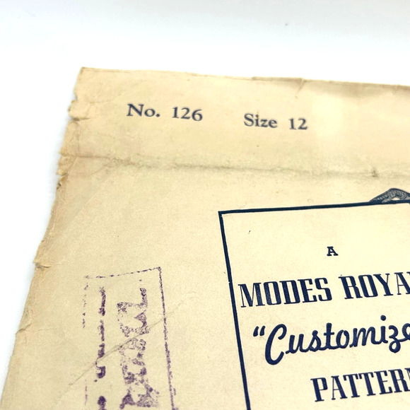 Modes Royale Customized Vintage 1930's 40's?  Pattern #126  Women's Suit Size 12 - Picture 3 of 11